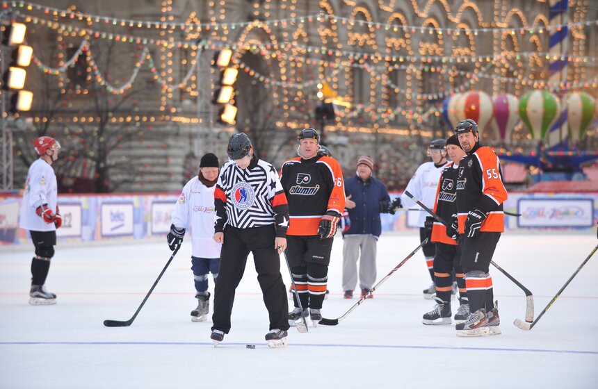 Товарищеский матч спортсменов НХЛ и российских звезд 16 фото