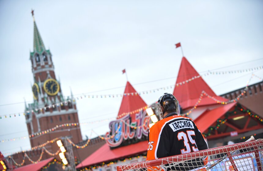 Товарищеский матч спортсменов НХЛ и российских звезд 6 фото