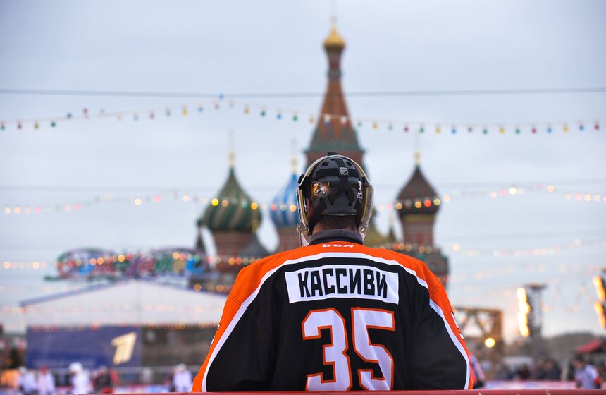 Товарищеский матч спортсменов НХЛ и российских звезд 2 фото
