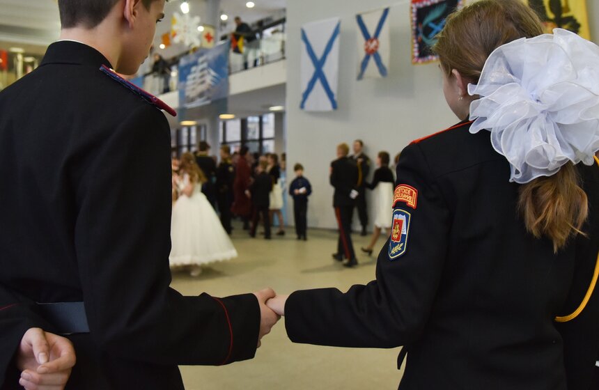 Бал юных моряков прошел в Московском Дворце пионеров 38 фото