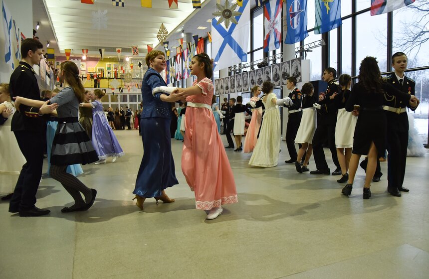Бал юных моряков прошел в Московском Дворце пионеров 41 фото