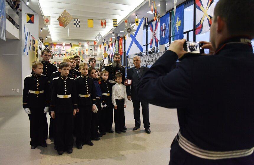 Бал юных моряков прошел в Московском Дворце пионеров 46 фото