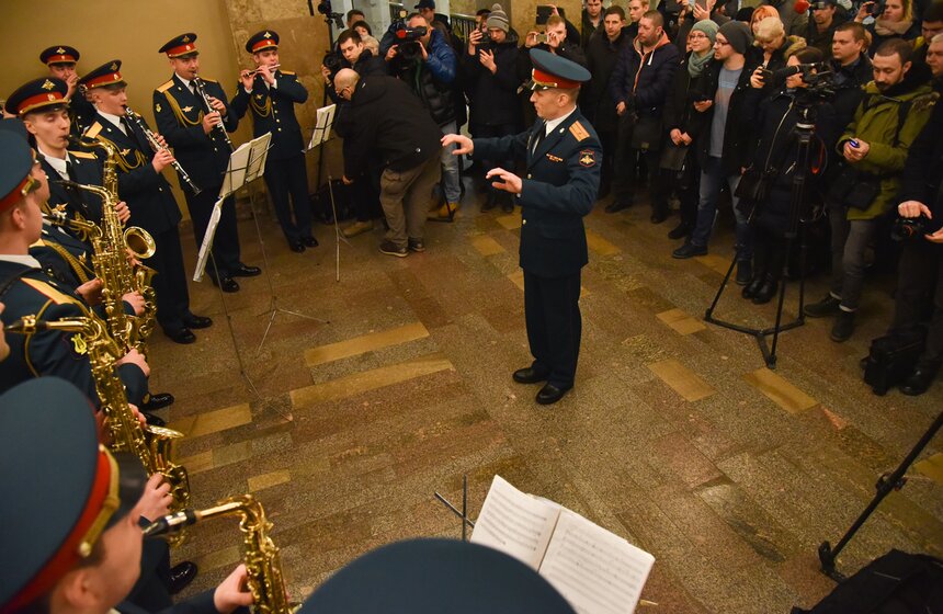 Концерт одного из старейших военных духовых оркестров России 9 фото