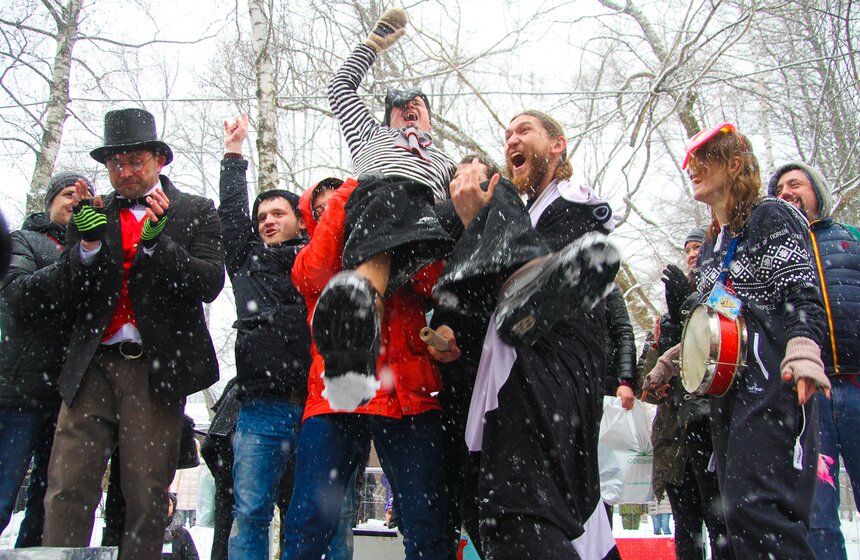 Фестиваль "Battle-сани" прошел в парке "Сокольники" 31 фото
