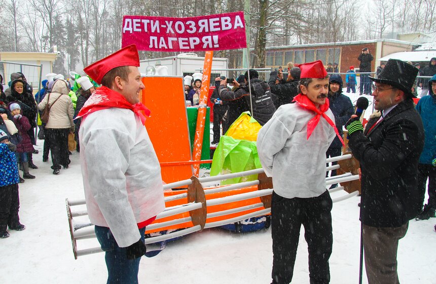 Фестиваль "Battle-сани" прошел в парке "Сокольники" 16 фото