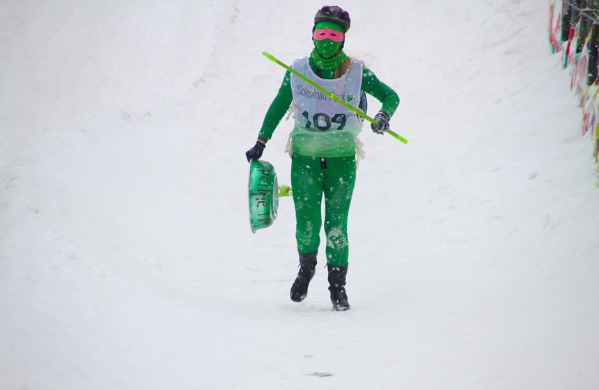 Фестиваль "Battle-сани" прошел в парке "Сокольники" 12 фото