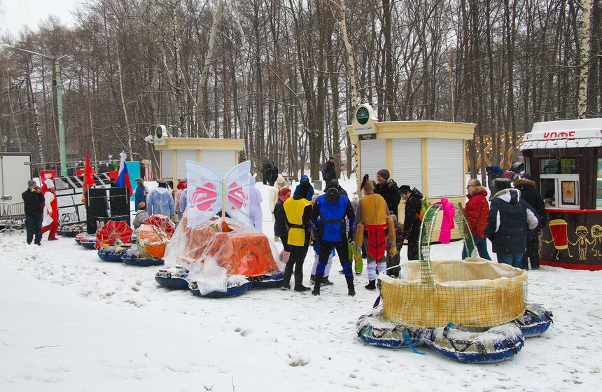 Фестиваль "Battle-сани" прошел в парке "Сокольники" 13 фото