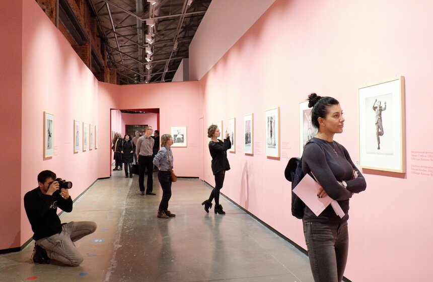 Открытие выставки Филиппа Халсмана "Прыжок" 5 фото