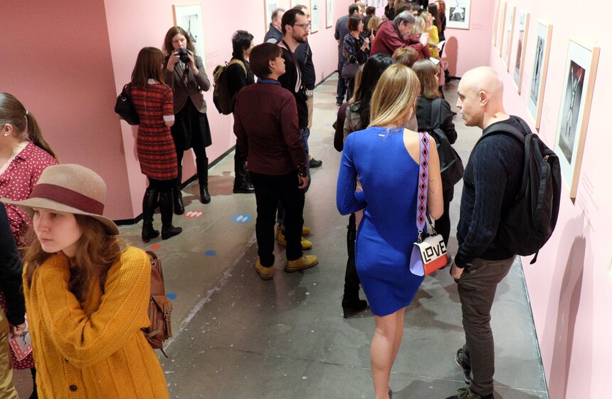 Открытие выставки Филиппа Халсмана "Прыжок" 25 фото