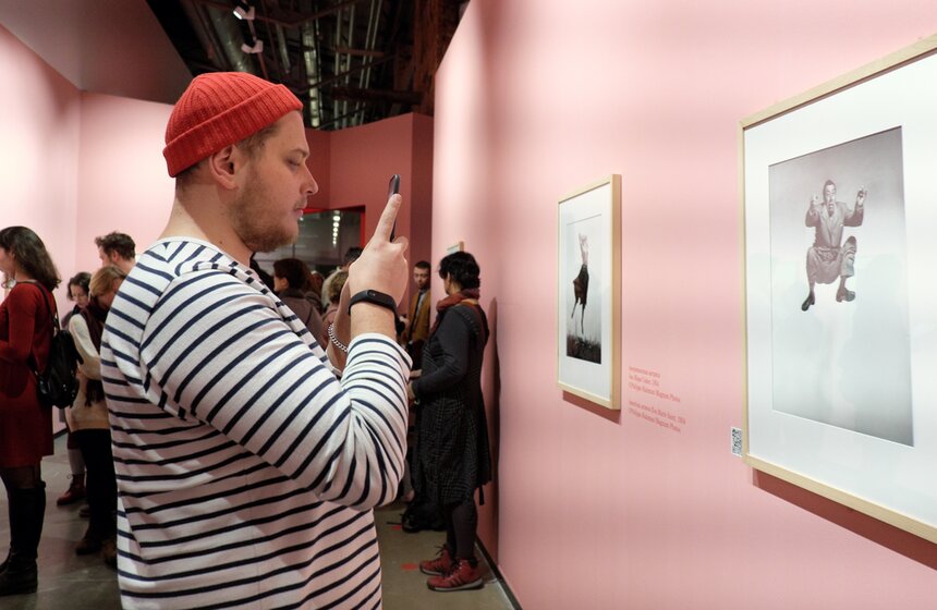 Открытие выставки Филиппа Халсмана "Прыжок" 31 фото