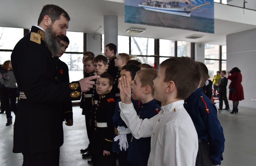 Бал юных моряков прошел в Московском Дворце пионеров 6 фото