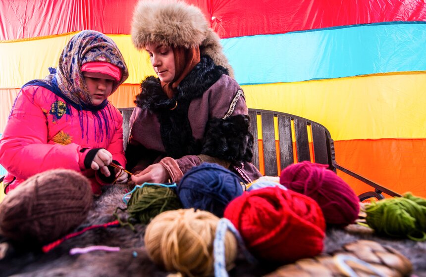 Москвичи проводили Масленицу 8 фото