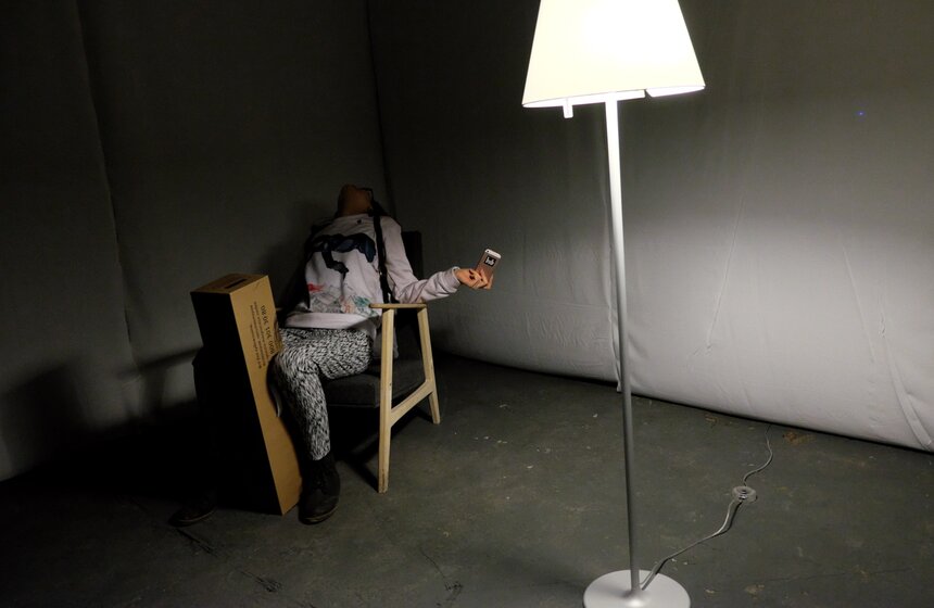 Проект "Геометрия настоящего" на ГЭС–2. Фоторепортаж 15 фото