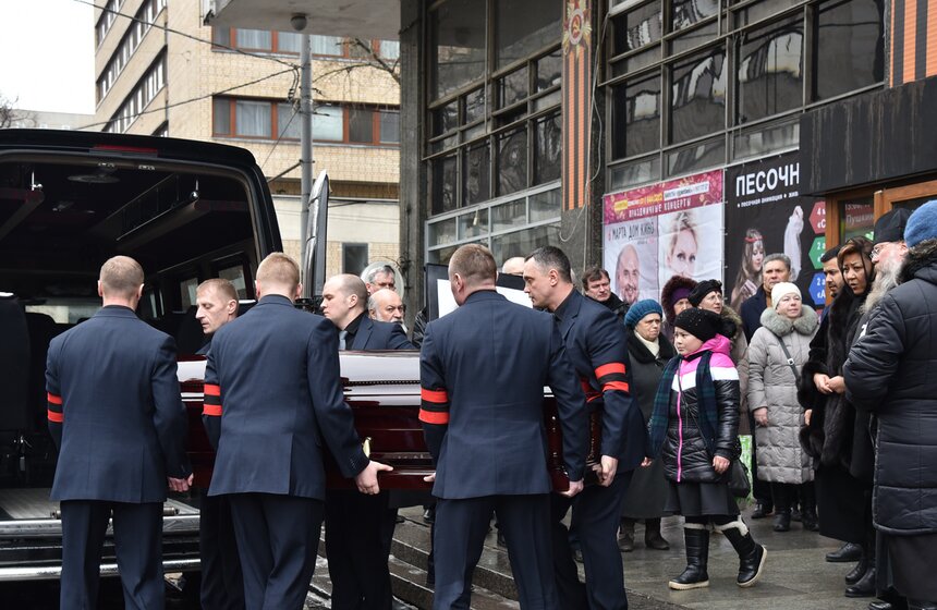 Прощание с актером Алексеем Петренко 24 фото