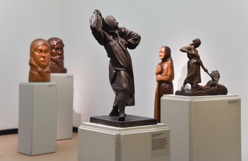 Выставка "Мужики и бабы" в Третьяковской галерее 19 фото