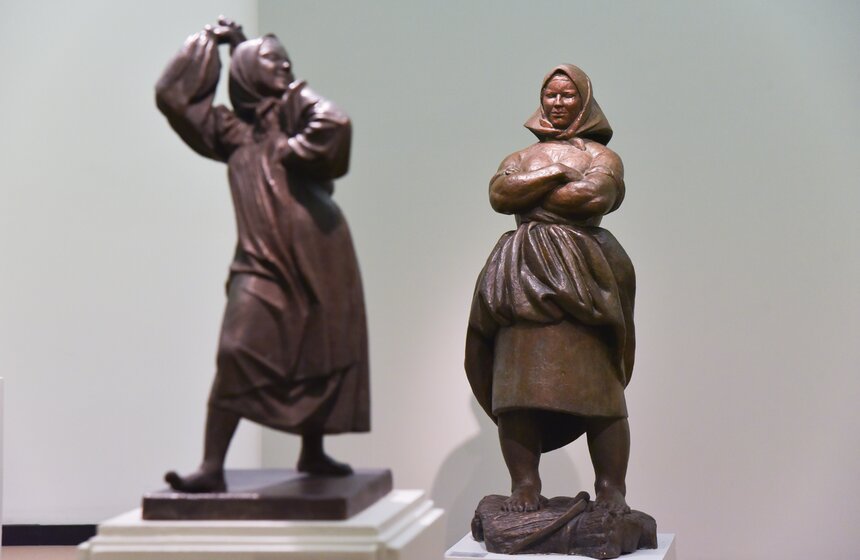 Выставка "Мужики и бабы" в Третьяковской галерее 23 фото