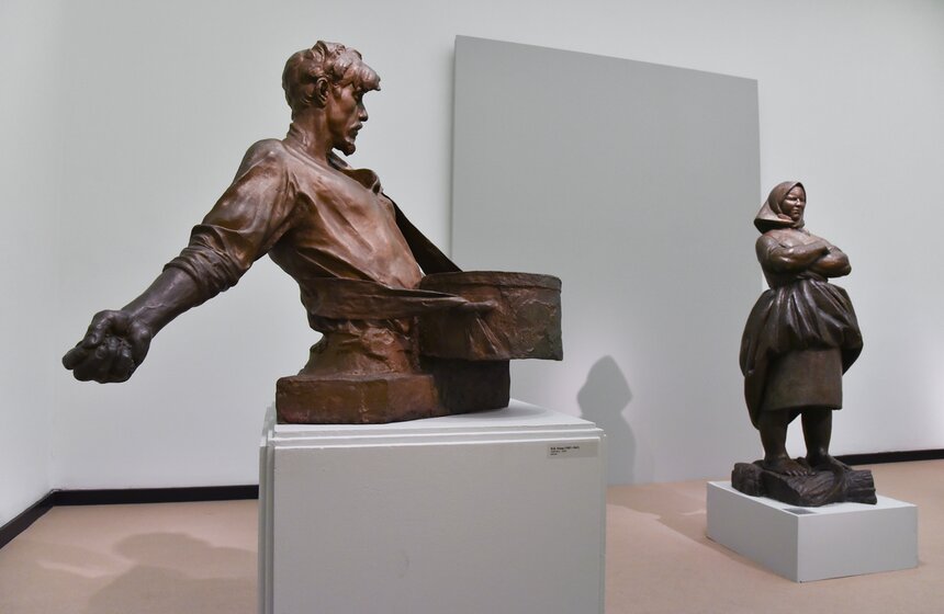 Выставка "Мужики и бабы" в Третьяковской галерее 21 фото