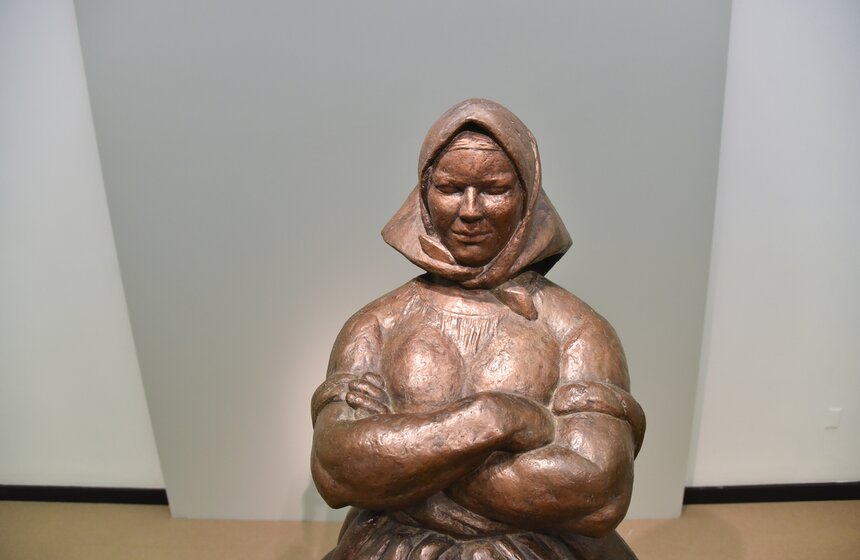 Выставка "Мужики и бабы" в Третьяковской галерее 9 фото