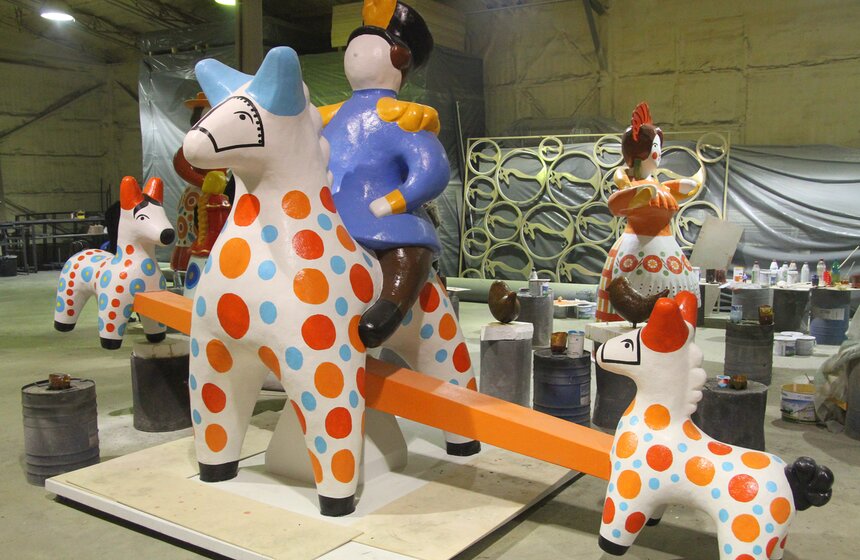 Производство дымковских игрушек. Фоторепортаж 6 фото