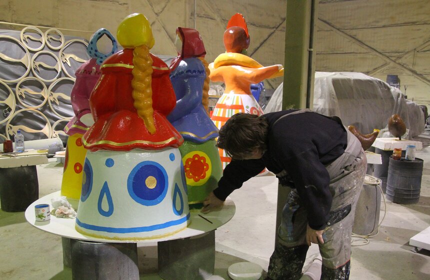 Производство дымковских игрушек. Фоторепортаж 7 фото