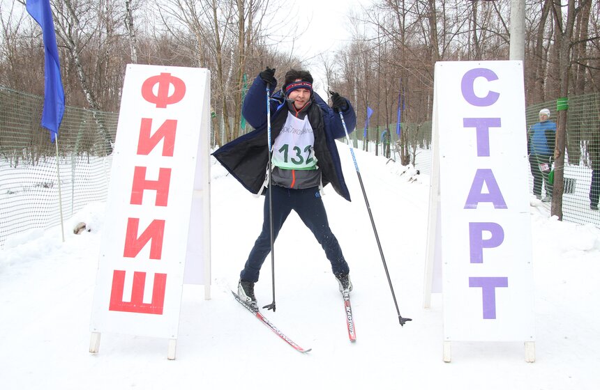 Лыжный фан-забег в парке "Сокольники" 12 фото