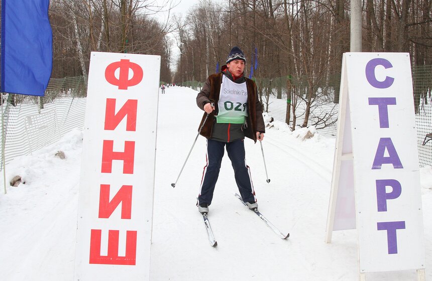 Лыжный фан-забег в парке "Сокольники" 10 фото