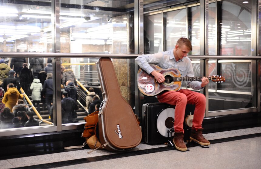 Как выбирали музыкантов для концертов в метро. Фото 1 фото