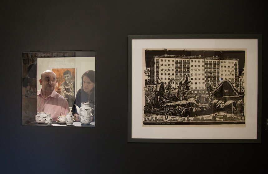 Эпоха советской истории на выставке "Оттепель" 14 фото