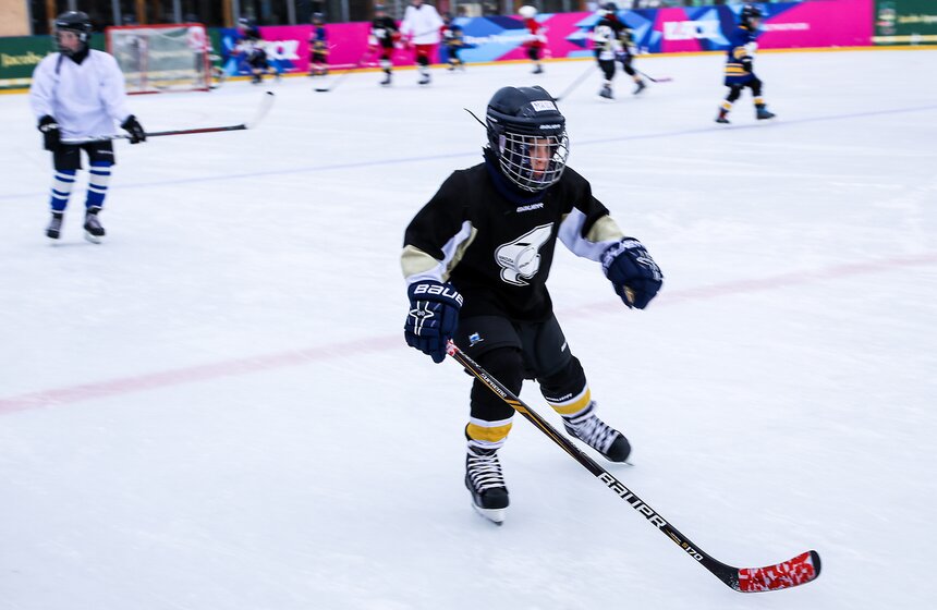 Товарищеский матч в Парке Горького. Фоторепортаж 10 фото