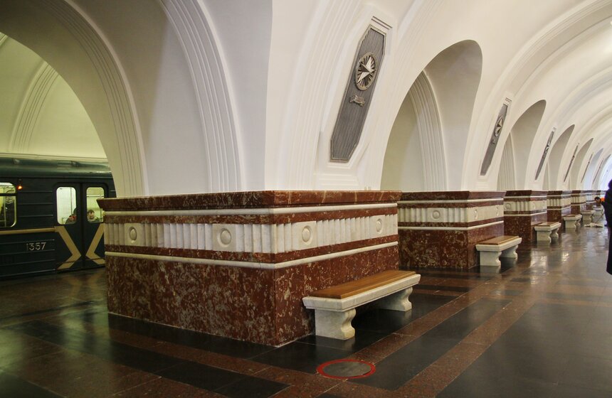 Собянин открыл станцию метро "Фрунзенская" 5 фото