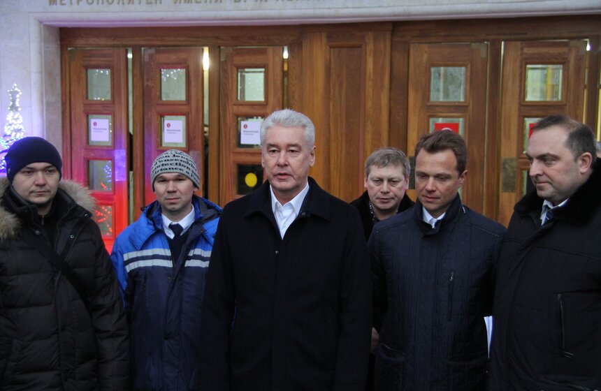 Собянин открыл станцию метро "Фрунзенская" 18 фото