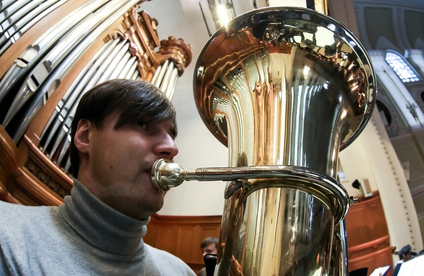 Теодор Курентзис и оркестр MusicAeterna репетируют "Золушку" 29 фото