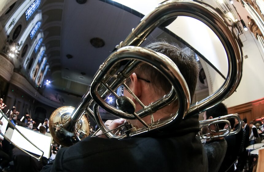 Теодор Курентзис и оркестр MusicAeterna репетируют "Золушку" 35 фото