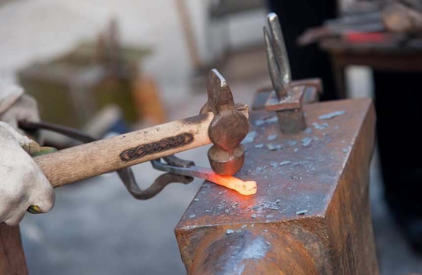 В Измайловском кремле шел фестиваль "Кузнечный талисман". Фото: m24.ru/Александр Авилов