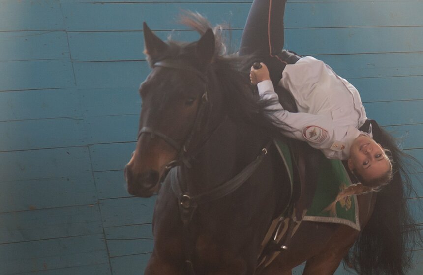 Кавалерийские маневры сотрудников ГУ МВД Москвы. Фоторепортаж 25 фото