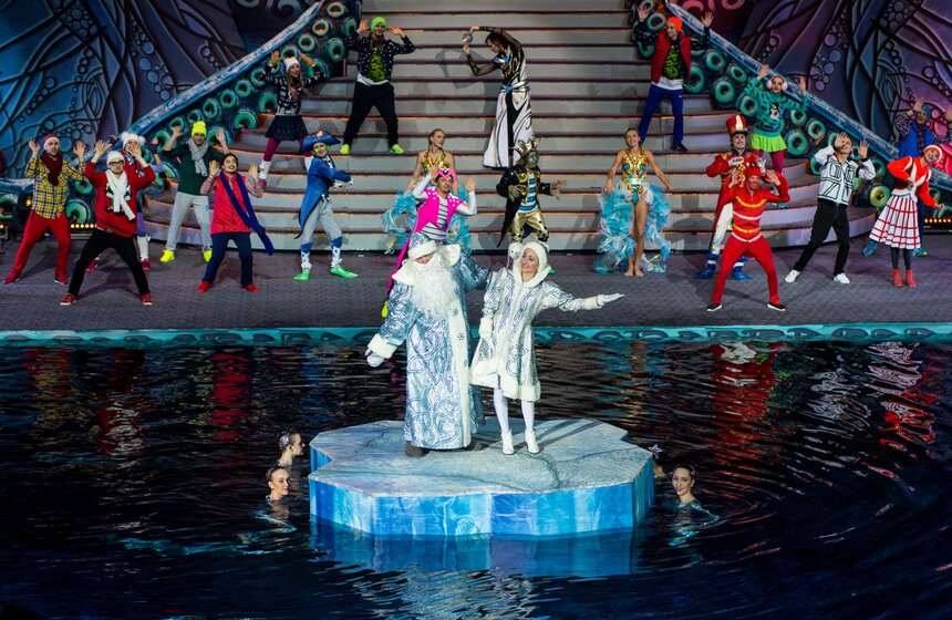 Цирковое шоу на воде "Тайна подземного моря" 39 фото