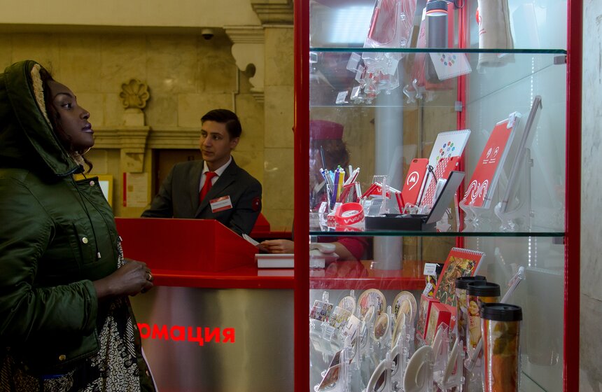 Открытие сувенирных киосков Московского метрополитена 8 фото