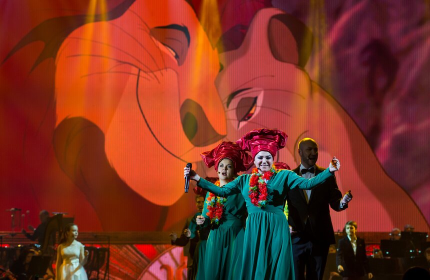 Новогоднее концертное шоу "Волшебное созвездие Disney" 28 фото