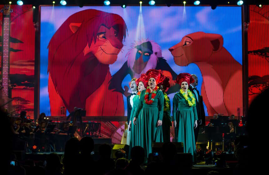 Новогоднее концертное шоу "Волшебное созвездие Disney" 30 фото