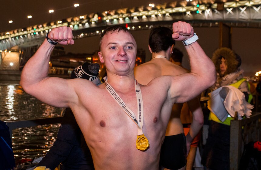 Крещенский забег. Фоторепортаж 21 фото