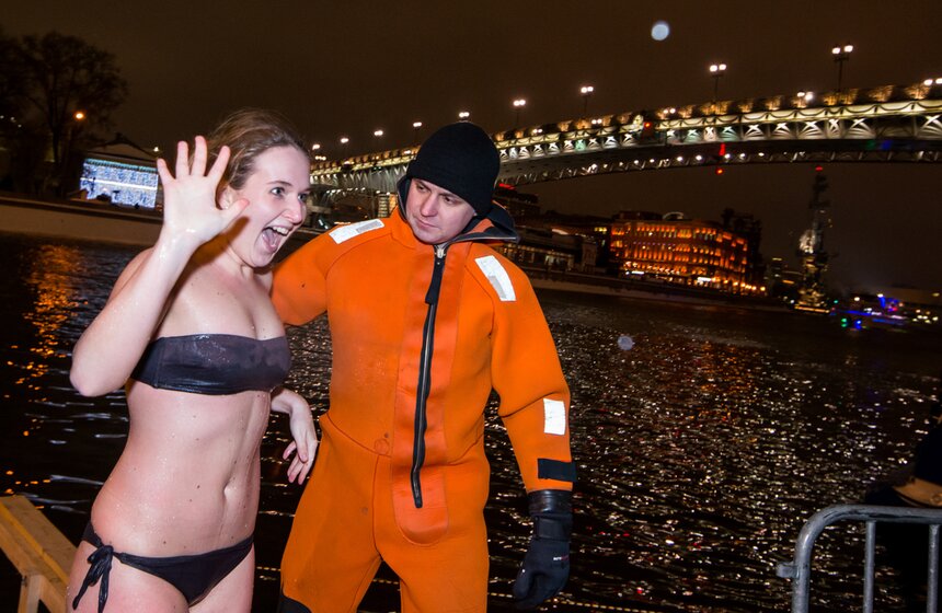 Крещенский забег. Фоторепортаж 24 фото