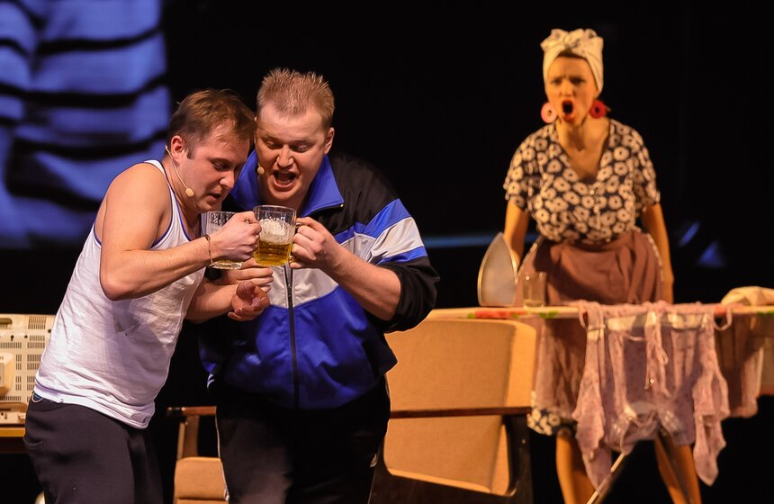 Музыкальный спектакль "Высоцкий. Рождение легенды" 36 фото