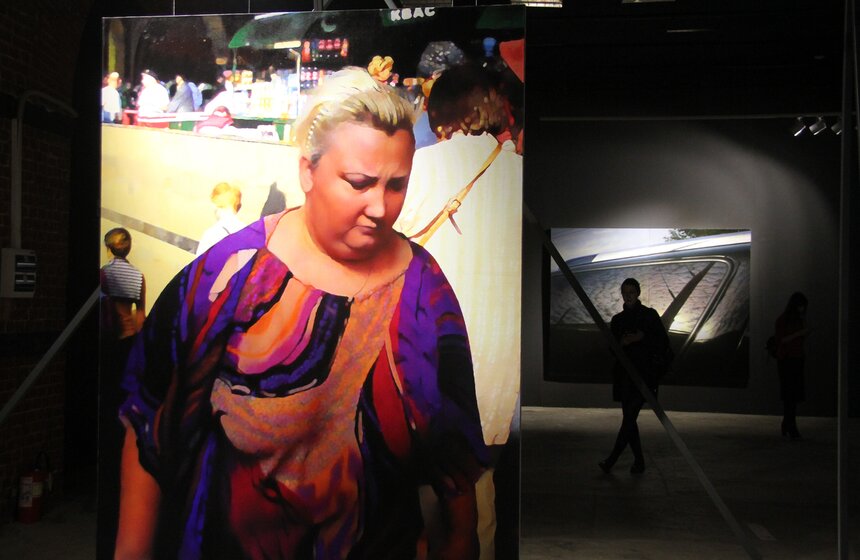 Выставка Семена Файбисовича "Москва моя" 9 фото