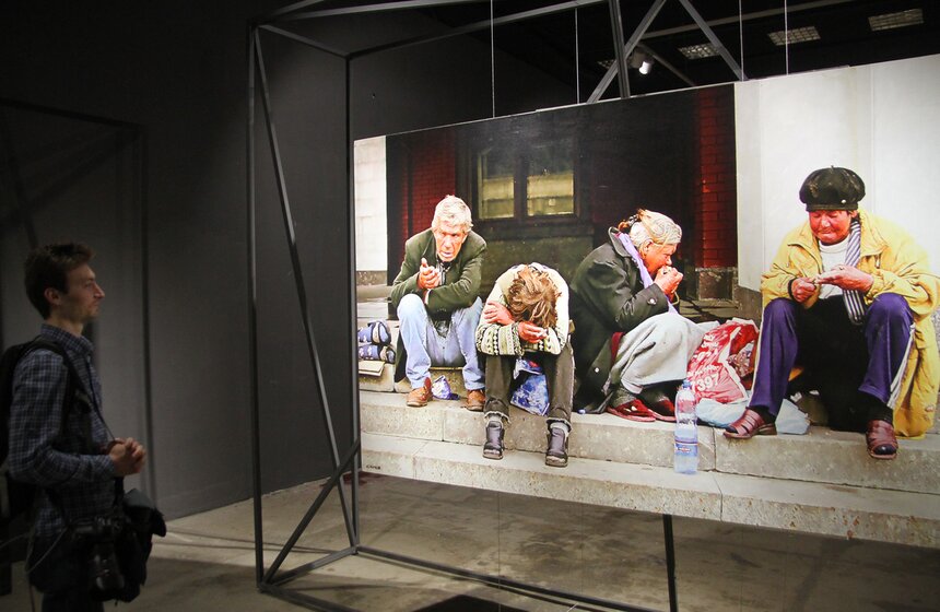 Выставка Семена Файбисовича "Москва моя" 16 фото