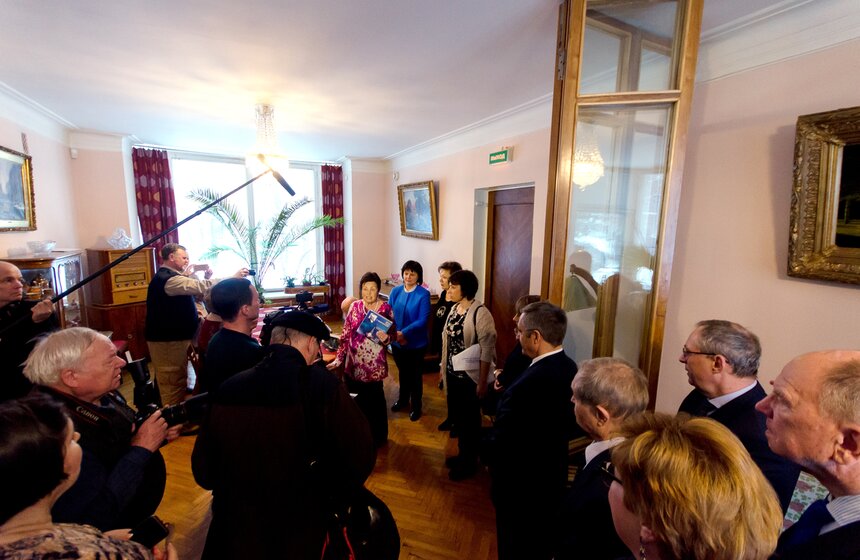 Открытие выставки в доме-музее Сергея Королева 4 фото
