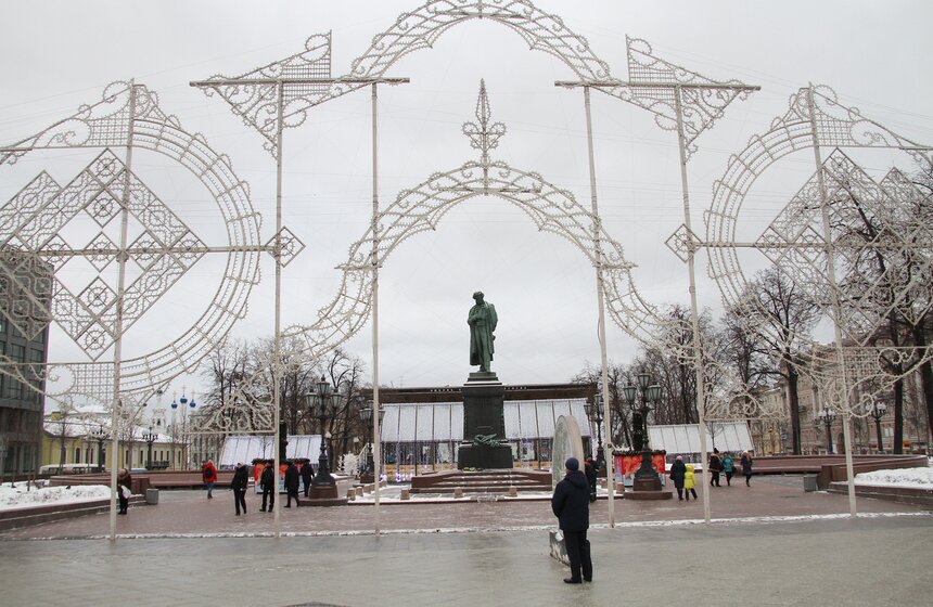 Новогоднее настроение на бульварах столицы 22 фото