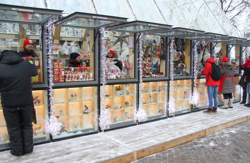 Новогоднее настроение на бульварах столицы 19 фото