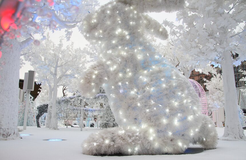 Новогоднее настроение на бульварах столицы 9 фото