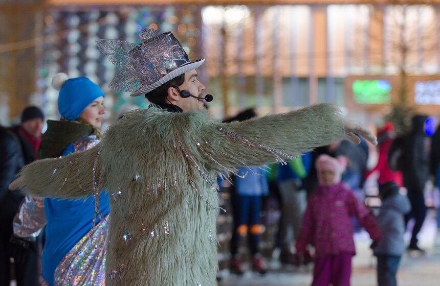 Танцевальный Старый Новый год на ВДНХ 9 фото