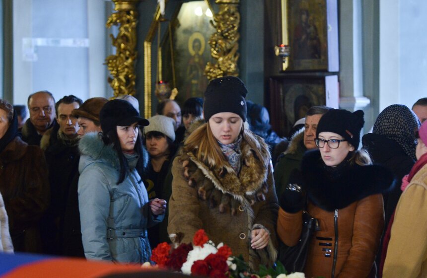 Церемония прощания с Елизаветой Глинкой 12 фото